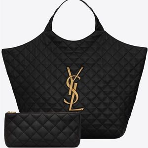 YSL Saint Laurent Icare Maxi shopping bag in quilted lambskin